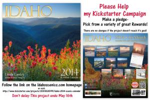 2014 Idaho Calendar